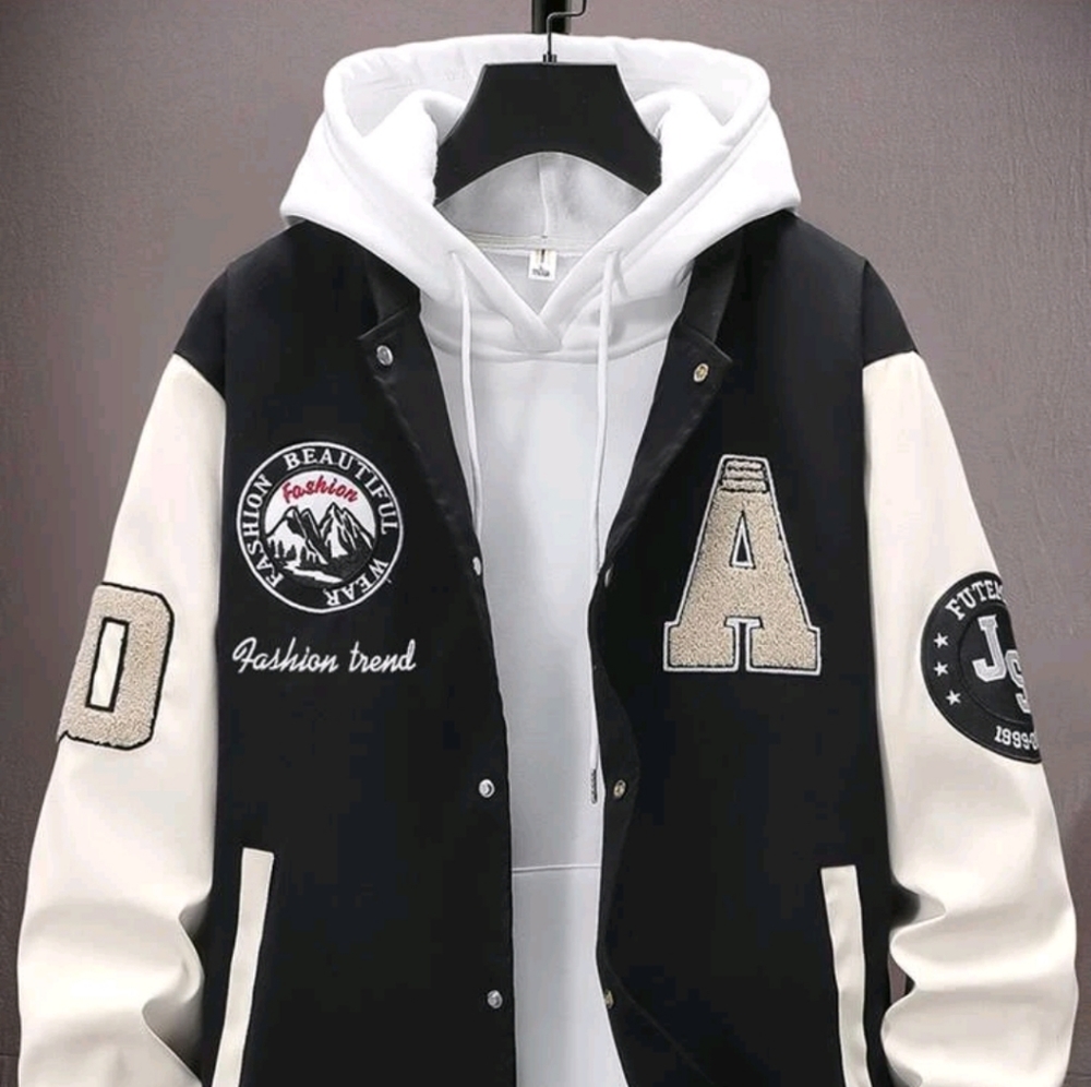Brand New Black Varsity Jacket